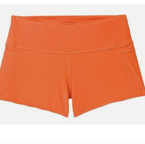 Prana Chantel Nespola Orange Athletic Swim Shorts Xs UPF 50+ - Picture 3 of 6
